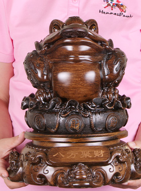 金蟾摆件前台客厅开业礼品