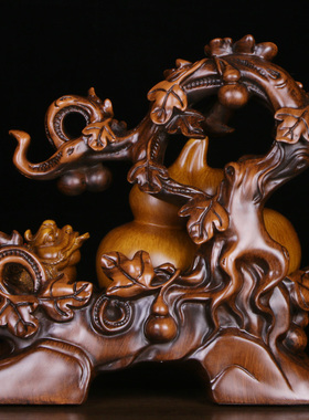 福禄招财葫芦摆件家居客厅装饰