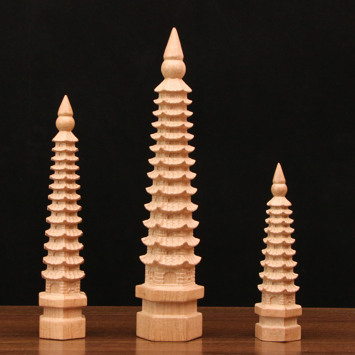 桃木文昌塔摆件实木雕刻工艺品学生书桌摆放整木塔镂空书房塔摆件,淘宝优惠券,粉丝福利购,淘宝优惠卷