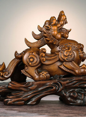 树脂祝福中式貔貅工艺品摆件