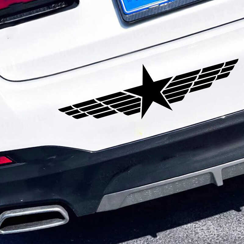 创意五角星遮挡划痕刮痕贴 个性车门贴纸拉花改装装饰车身车贴 - 图3