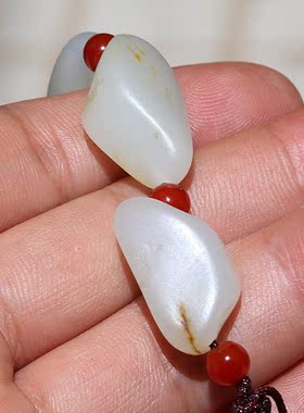 羊脂玉籽料玉石和田玉手链