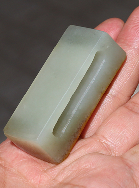 天然洒金皮腰带扣新疆和田玉籽料