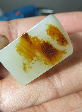 扳指玉石戒指和田玉籽料白玉挂件