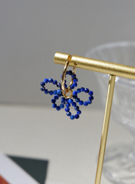 春夏度假风女镂空花朵耳环
