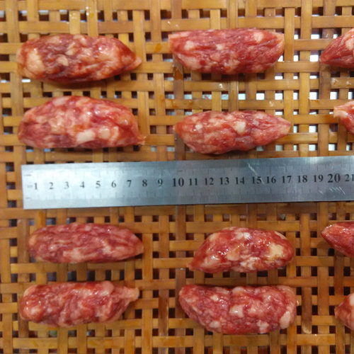 500g东莞粒粒肠广式腊肠广味香肠甜肠广东中山特产枣肠腊味煲仔饭 - 图2