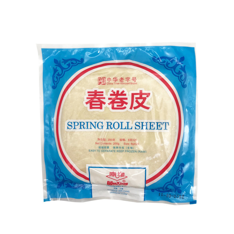 上海南翔春卷皮200g*5包春饼油炸春卷皮家用点心薄饼皮烘焙半成品,淘宝优惠券,粉丝福利购,淘宝优惠卷