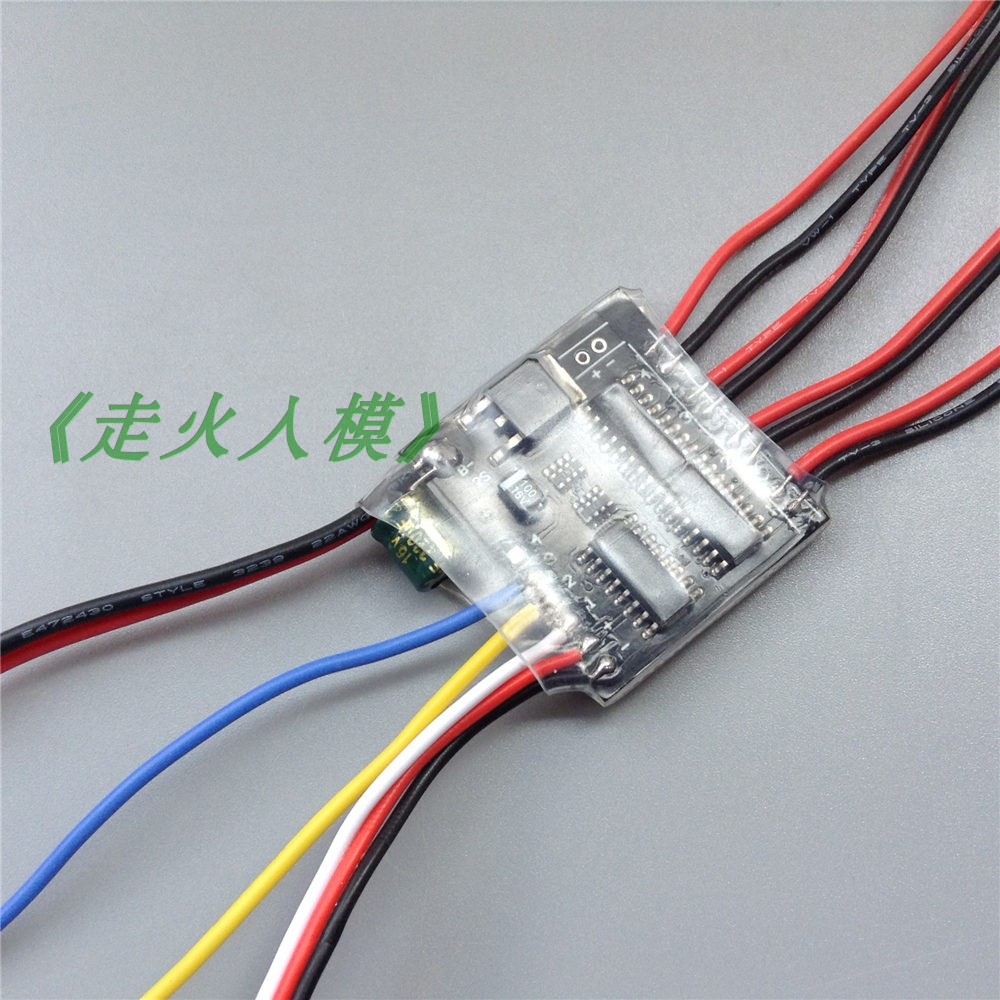 麦克纳姆轮电调2.7A 18个动作TT马达 GA25_370电机车底盘6v-10v - 图2