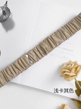 腰带女配羽绒服棉衣弹力松紧百搭