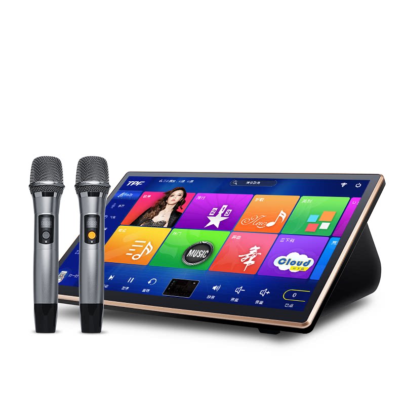 tpf v9家庭ktv点歌机一体机触摸屏 tpfKTV/卡拉OK音箱