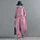 Yi Jian Linen 2024 ຊຸດແມ່ຍິງລະດູໃບໄມ້ປົ່ງແລະລະດູຮ້ອນ