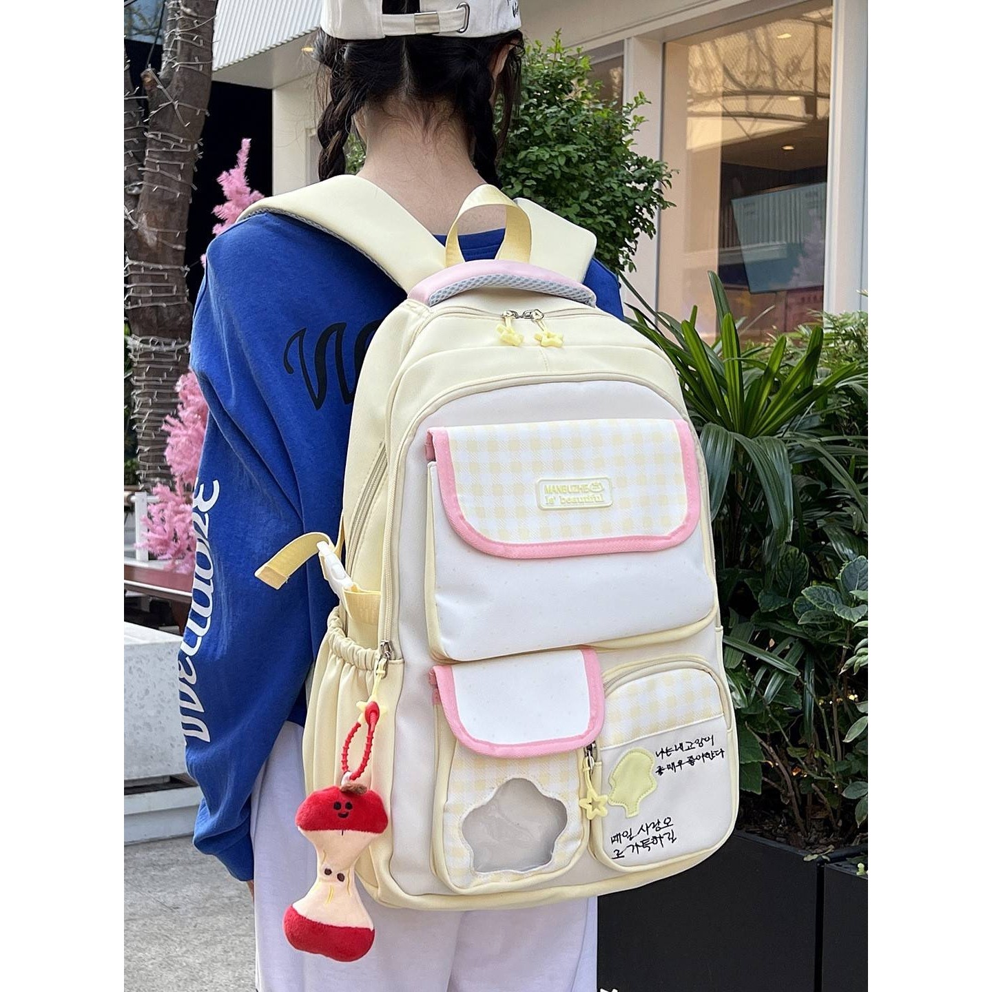 官方品牌森系小清新薄荷绿学院风甜美双肩包女宽肩带中小学生多隔,淘宝优惠券,粉丝福利购,淘宝优惠卷