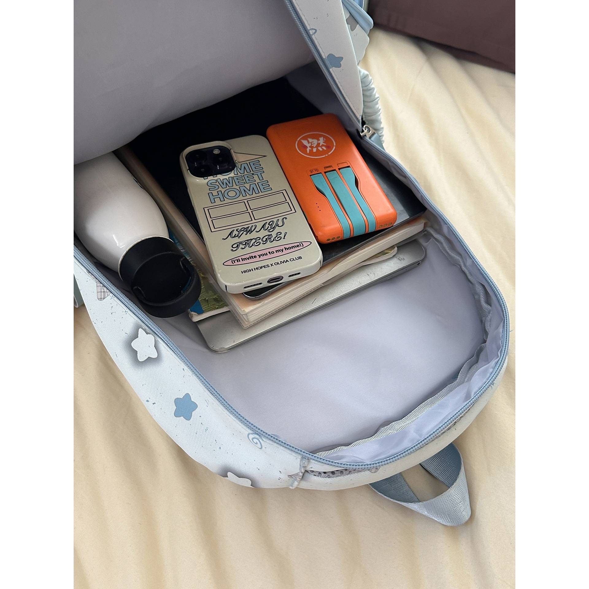 官方品牌大容量印花星星书包初中女三到六年级背包宽肩带大容量双,淘宝优惠券,粉丝福利购,淘宝优惠卷