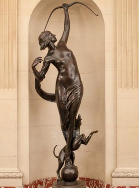 玻璃钢仿铜古代民俗小品人物铸铜传统人物雕塑摆放户外广场园林