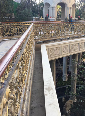 铜雕栏板扶手 铸铜锻铜欧式浮雕楼梯围栏 护栏走廊栏杆长廊雕塑