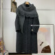 Temperament style! Shawl scarf wool coat