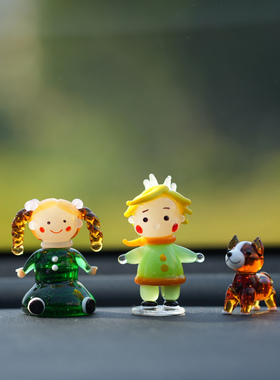 琉璃手作双马尾女孩手办摆件礼物