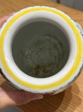 意大利Sannucci工坊马约里卡Majolica锡釉彩陶中古双耳雄鸡花瓶