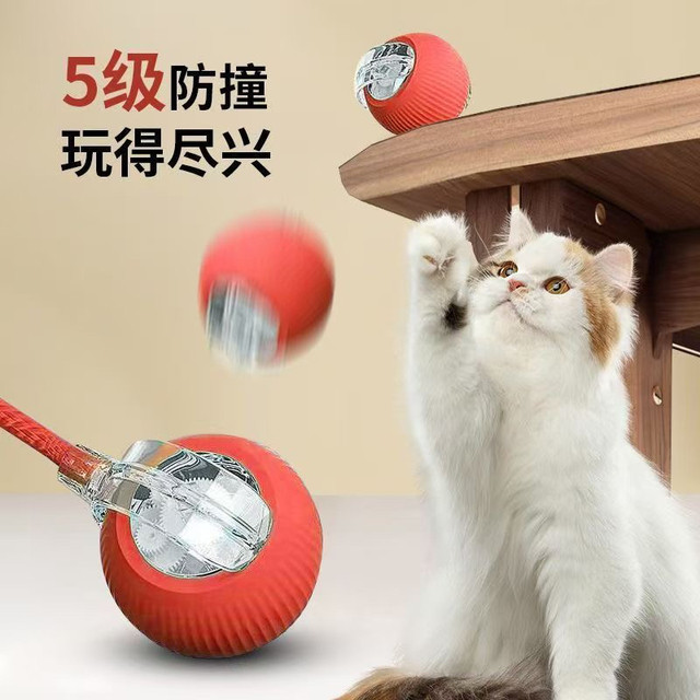 Electric cat ball automatic cat and dog walking toy