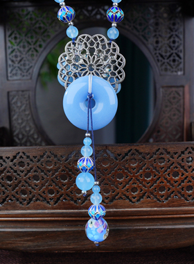 七彩蝶度琉璃棉麻女原创设计手作