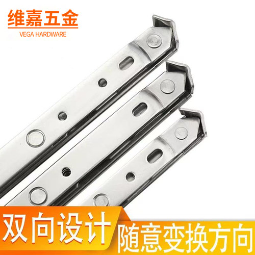 铝合金窗铰链不锈钢滑撑外开四连杆窗撑平开窗风撑上悬窗轻型支架 - 图2