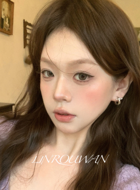 锆石十字架耳钉小众设计感耳饰