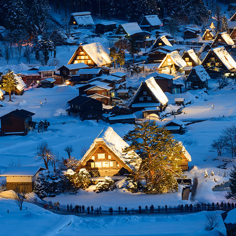 日本旅游名古屋飞弹高山白川乡合掌村一日游世界文化遗产童话古镇-图1