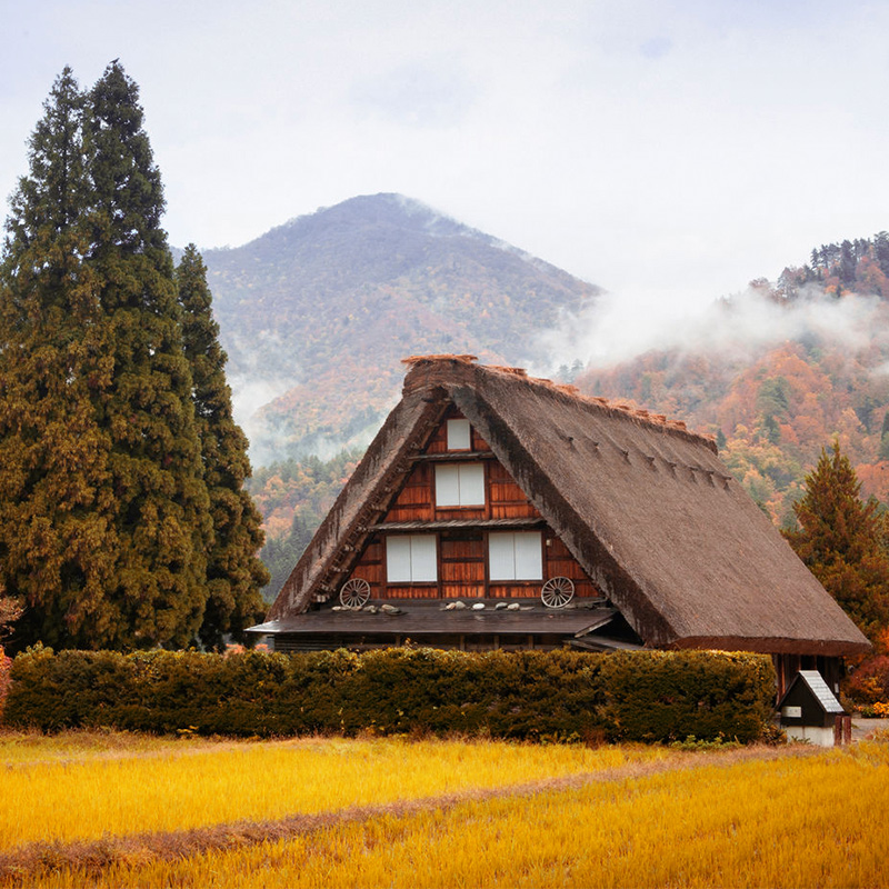 日本旅游名古屋飞弹高山白川乡合掌村一日游世界文化遗产童话古镇-图0