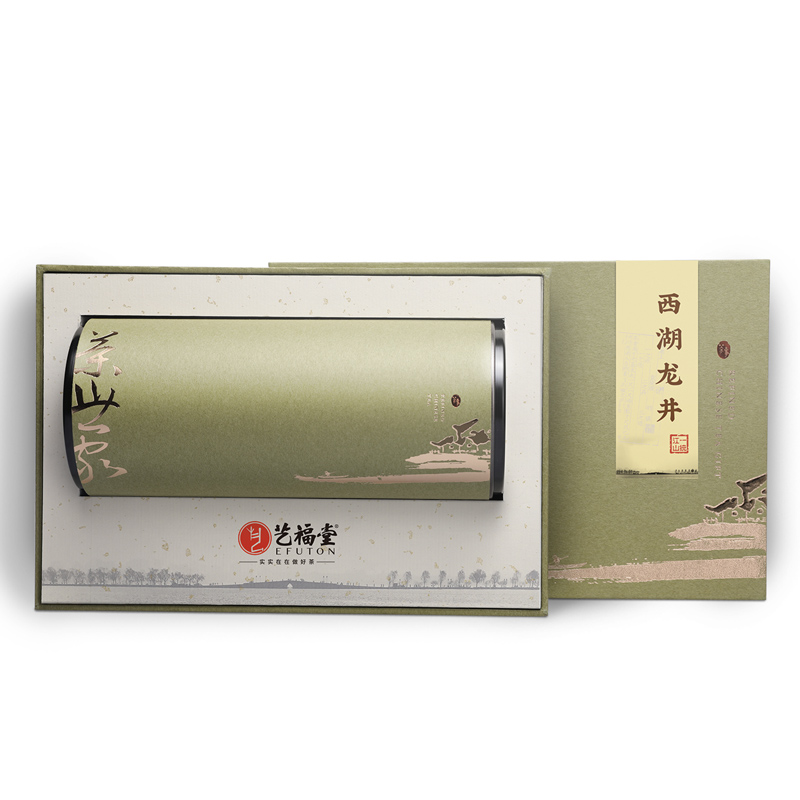 艺福堂茗茶旗舰店艺福堂茶叶新茶西湖龙井茶明前特级11+春绿茶散装礼盒装100g3