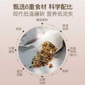 艺福堂花茶组合菊花枸杞决明子牛蒡根桂花清小袋装肝搭金银花茶包