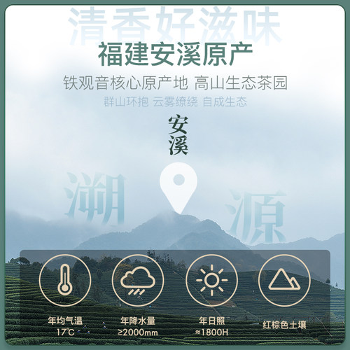 2盒装艺福堂茶叶福建安溪正宗铁观音浓香型清香型真空小包装礼盒 - 图0