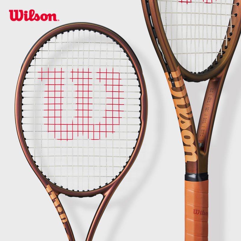 Wilson威尔胜PS97复古拍PRO STAFF全碳素一体郑钦文专业网球拍V14 - 图1