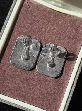 中古vintage复古宫廷风耳钉女高级感轻奢小众设计感耳环