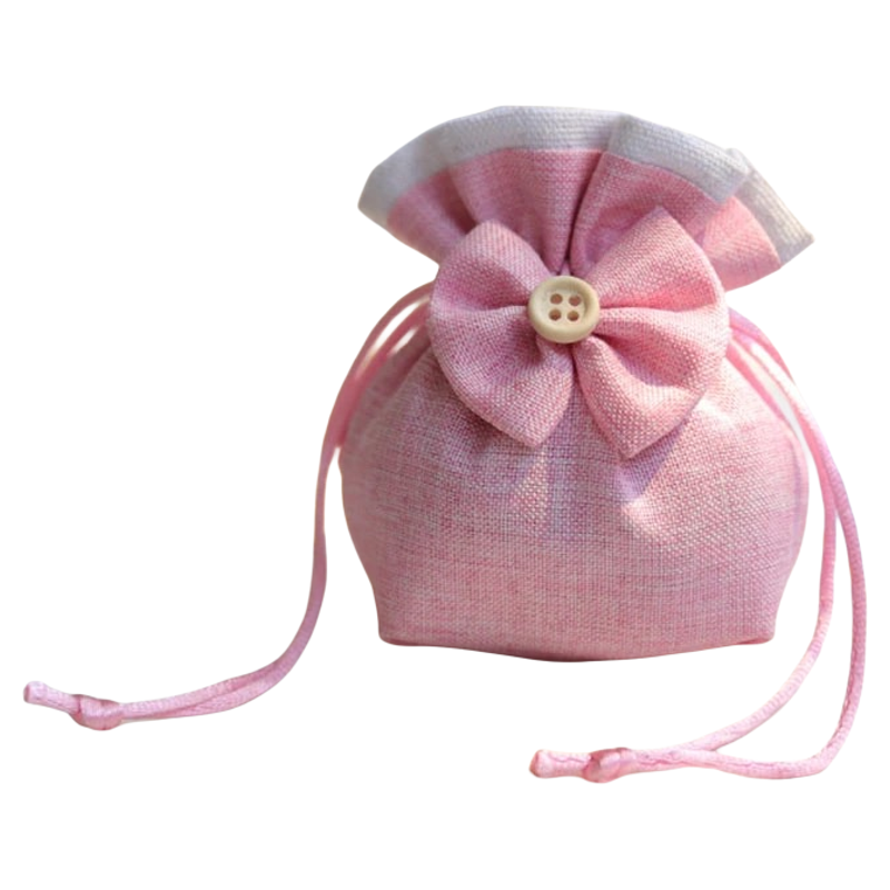 抽绳香包香囊空袋子干花中药艾叶手工DIY材料香袋布袋首饰收纳袋 - 图3