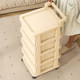 Plastic children's clothing storage cabinet drawer living room storage snack cabinet bedside table multi-layer storage cabinet toy cabinet