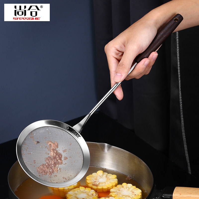 超细密厨房304不锈钢滤油网勺捞漏油渣勺油隔宝宝辅食豆浆过滤汤,淘宝优惠券,粉丝福利购,淘宝优惠卷