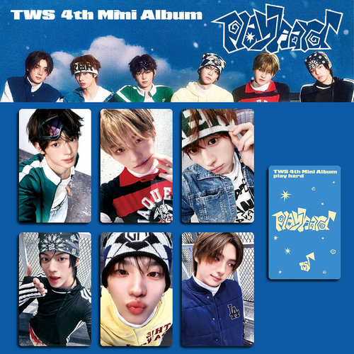 TWS周边小卡明信片PLAY HARD专辑卡收藏卡特典卡韩振 申惟照片卡 - 图1