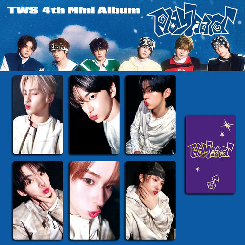 TWS周边小卡明信片PLAY HARD专辑卡收藏卡特典卡韩振 申惟照片卡 - 图2