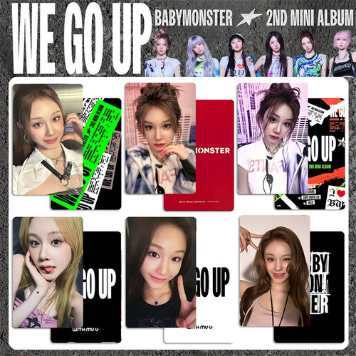 BABYMONSTER单人小卡宝怪WE GO UP周边专辑特典卡打歌卡 Ahyeon - 图1