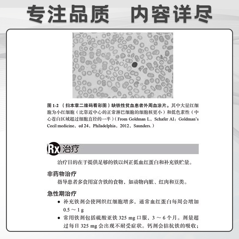 Ferri临床诊疗指南 血液疾病诊疗速查手册 弗雷德费里 原著 蒲红斌 阙一帆 主译 血液病诊疗 北京大学医学出版社 9787565927300 - 图1