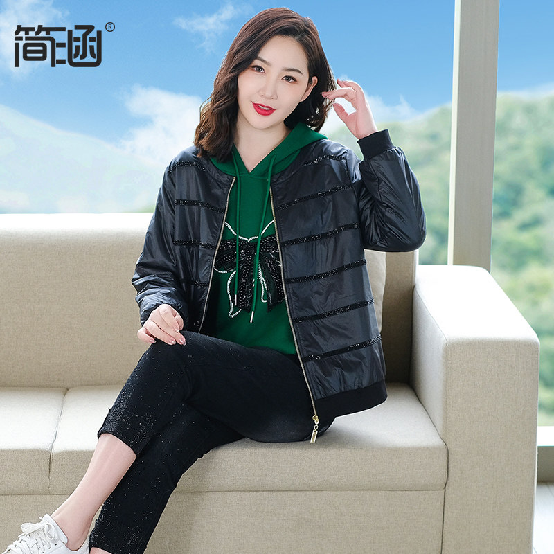 胖mm显瘦外套减龄短款简涵高端轻奢 简涵大码女装