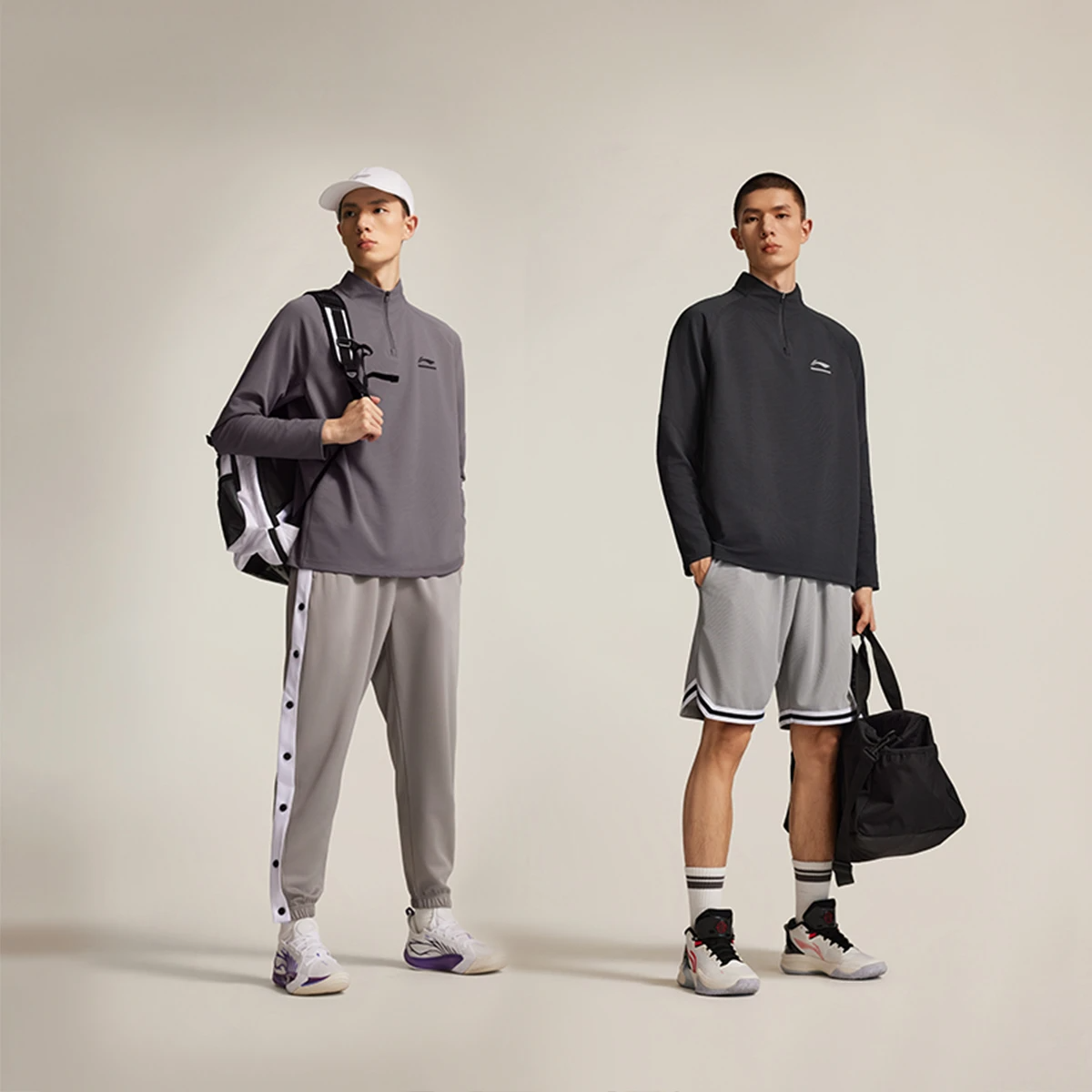 李宁冬季男子CBA内搭训练运动长袖T恤卫衣套头抑菌训练服ATLV137,淘宝优惠券,粉丝福利购,淘宝优惠卷