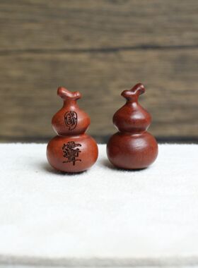 雷击枣木葫芦金光紫薇讳挂件吊坠