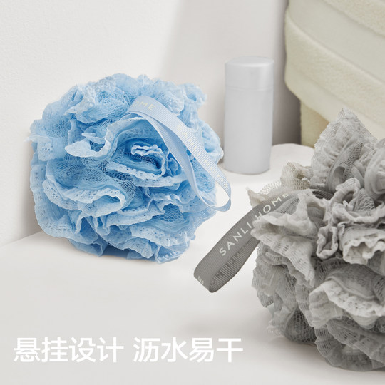 Sanli bath ball for women super soft and quick foaming bath