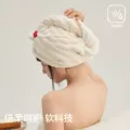 三利干发帽女超强吸水速干2026新款抗阴干加厚宽尾干发巾洗头毛巾 图片 4