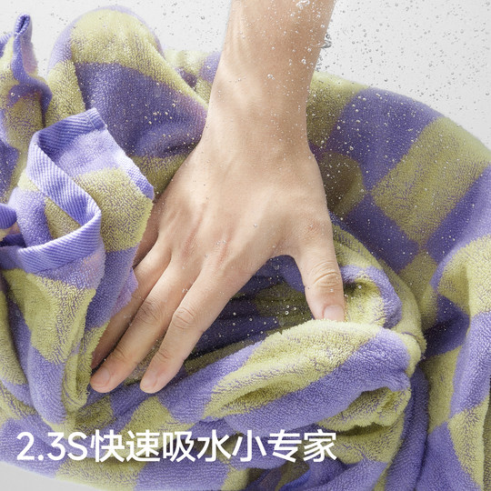 Toalla Sanli de algodón puro para lavado de cara, toalla absorbente de algodón para el hogar para adultos, para hombres y mujeres, parejas suaves y no fáciles de perder cabello