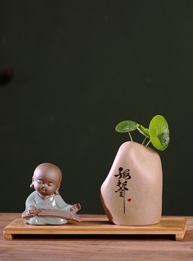 陶瓷仿真花器花瓶客厅轻奢摆件