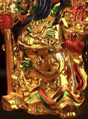 招财关公武财神关公神像关公大刀供奉用品关公神位家居店铺摆件