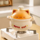 Kawashimaya's cute casserole pot can withstand high temperature and dry cooking without cracking