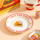 Kawashimaya&lulu pig burger cutlery set gift box
